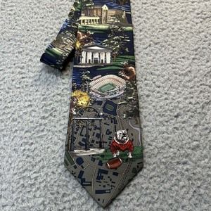 Rivety of Boston Neck Tie Men BullDogs Football Stadium Campus